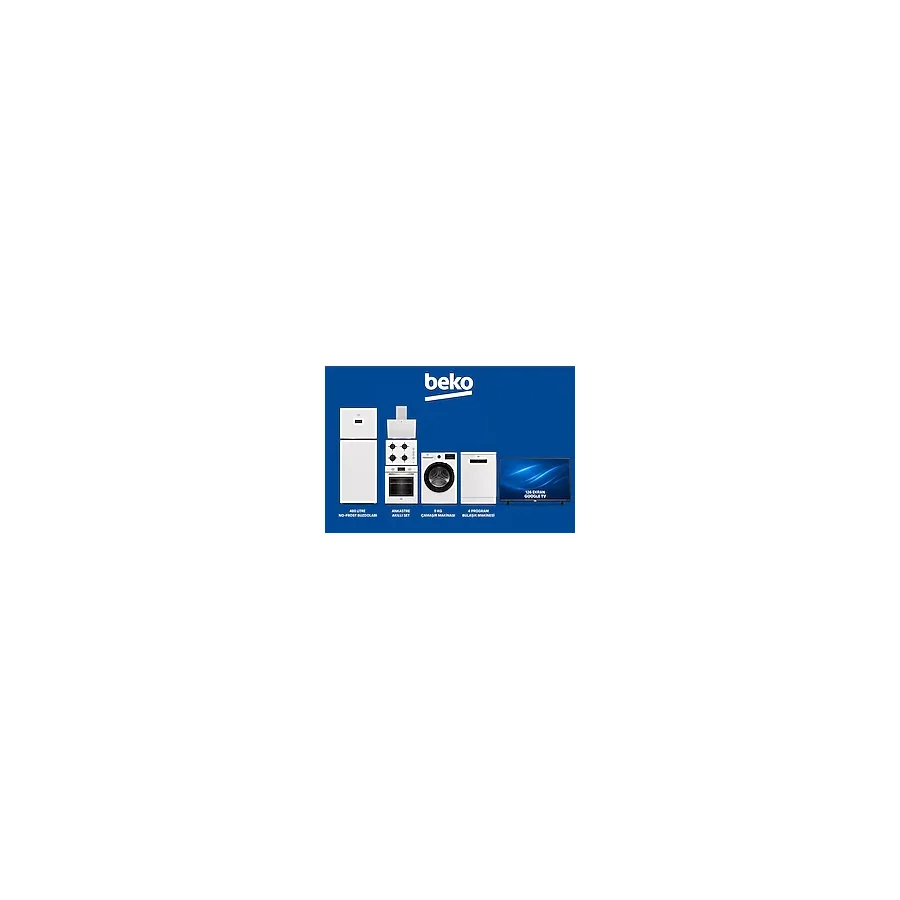 Beko Efsane Elite Beyaz Eşya Düğün Paketi Çeyiz Seti (Buzdolabı+Ankastre Set+ Bulaşık Makinesi+Çamaşır Makinesi+Akıllı Tv) - Renk