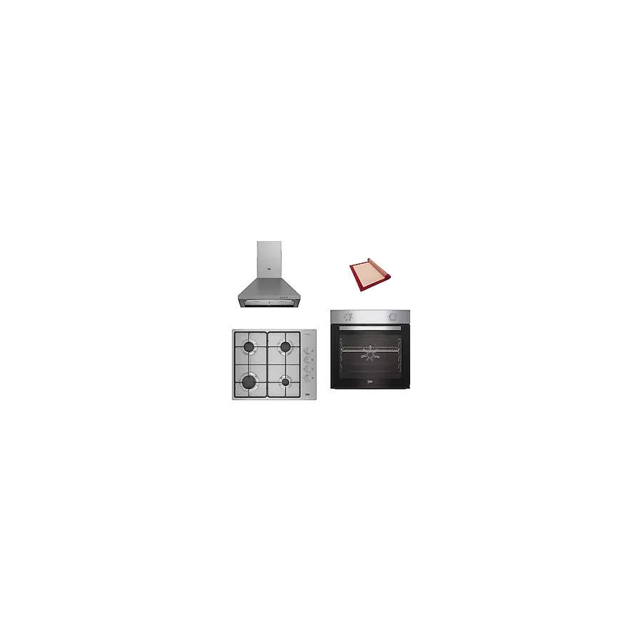 Beko Eko 3 Lü Ankastre Set ( Bfm 310 I - Bomd D 6110 Eı - Adp 61420 I ) - Silikon Yanmaz Yapışmaz Pişirme Matı ile Birlikte