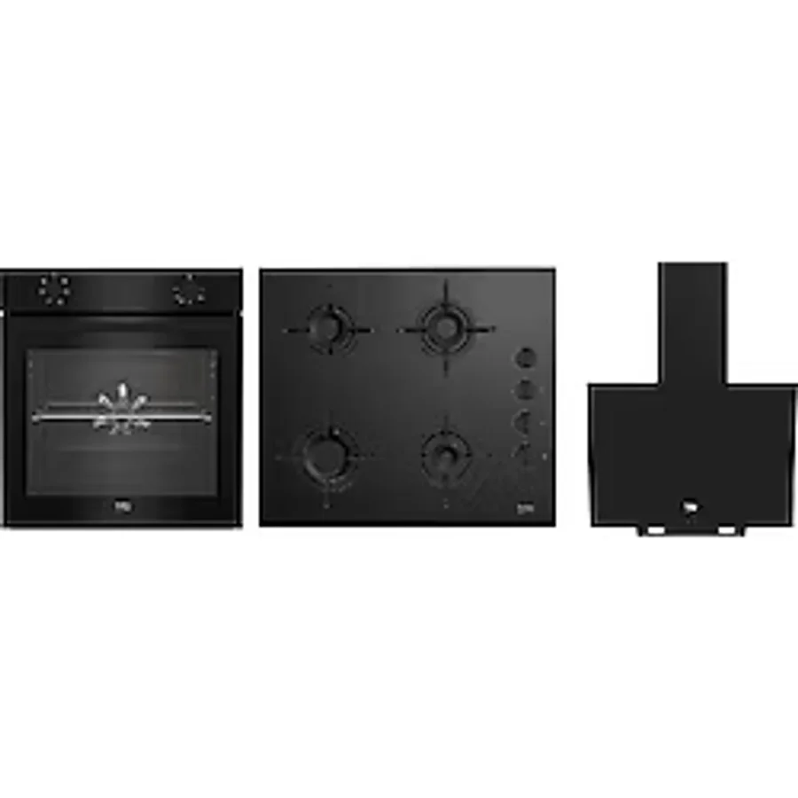 Beko Siyah Avantajlı Ankastre Cam Set ( Bfc 211 Sr + Bocd T 6010 Esr + Bde 6030 Sr)
