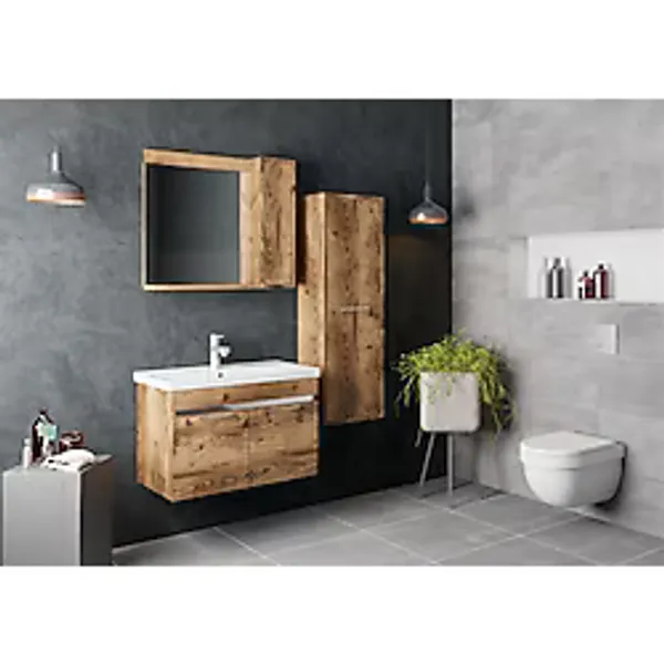 Belinza Lidya 80 cm Banyo Dolabı Takımı