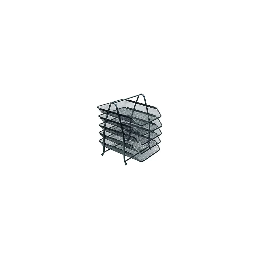 Belirtilmemiş Bafix Evrak Rafı Metal Perforeli 5 Katlı Siyah Mer9207S - Yok