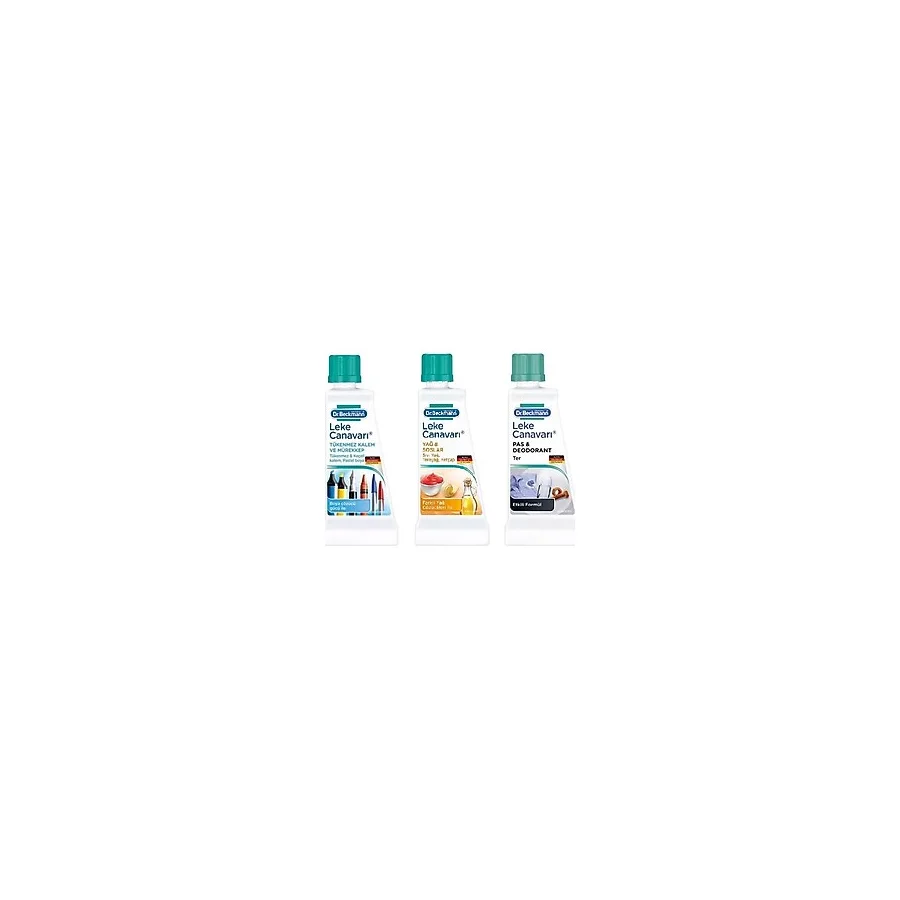 Belirtilmemiş Dr Beckmann Leke Çıkarıcı 3'lü Set (Yağ ve Soslar -Tükenmez Kalem - Mürekkep - Pas - Deodorant )