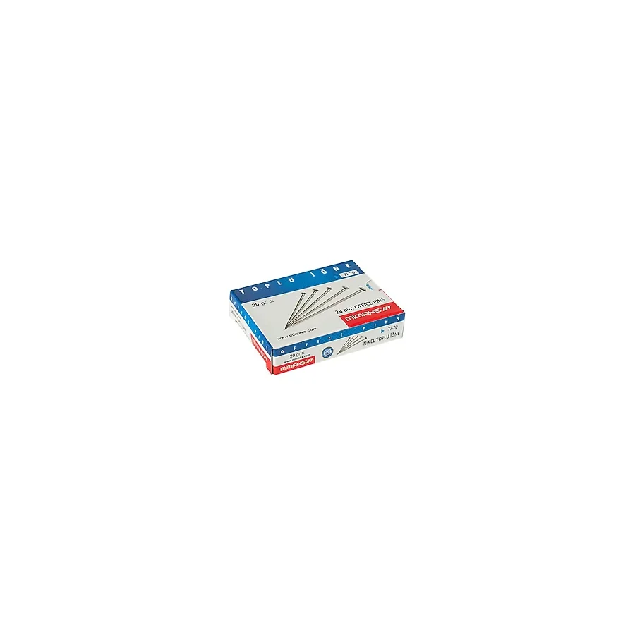 Belirtilmemiş Mimaks Toplu İğne Süper Nikel 20Gr Ti20 (48 Paket) - Yok