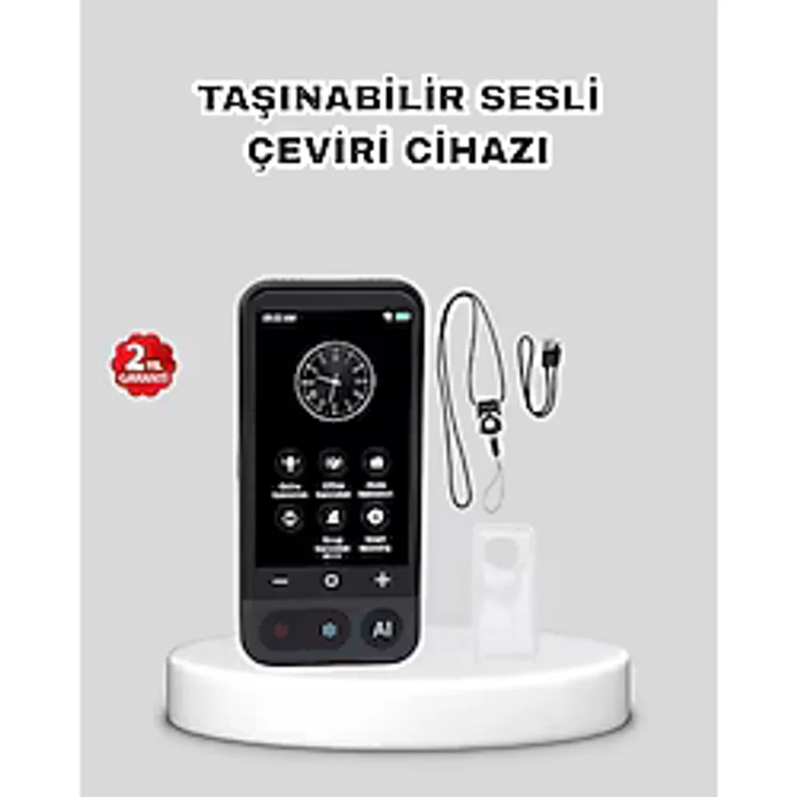 Belirtilmemiş Taşınabilir Akıllı Sesli Çeviri - 139 Dil Desteği, Dokunmatik Ekran