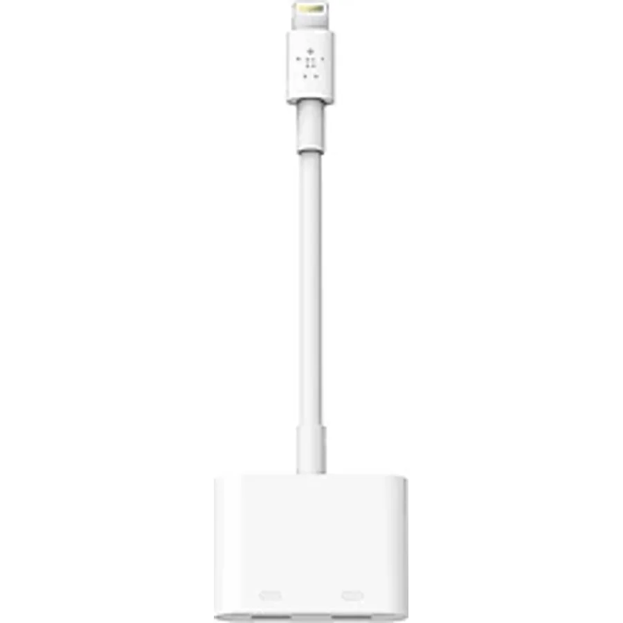 Belkin F8J198BTWHT Lightning Çoğaltıcı OTG Kablo