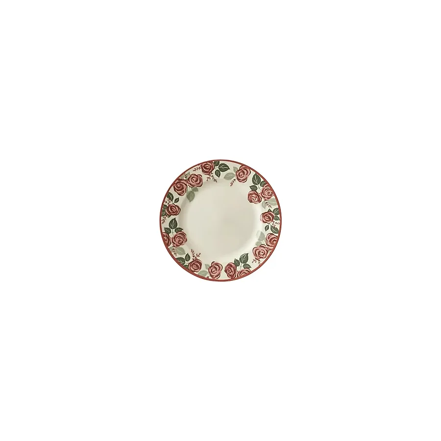 Bella Maison Rose Bordürlü 27 cm Porselen Servis Tabağı