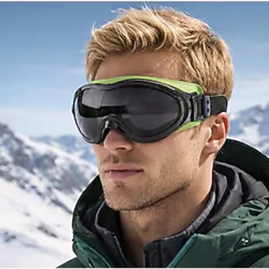 Bellasimo Kayak Snowboard Gözlüğü Buğulanmaz Değiştirilebilir Füme Camlı Antifog Kar Gözlük