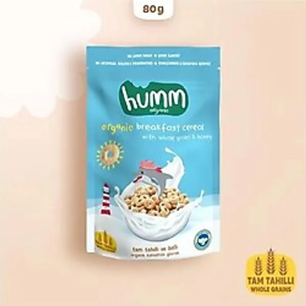Belle Fusion Mey Ithalat Humm Organik Tam Tahıllı ve Ballı Kahvaltılık Gevrek 80 gr