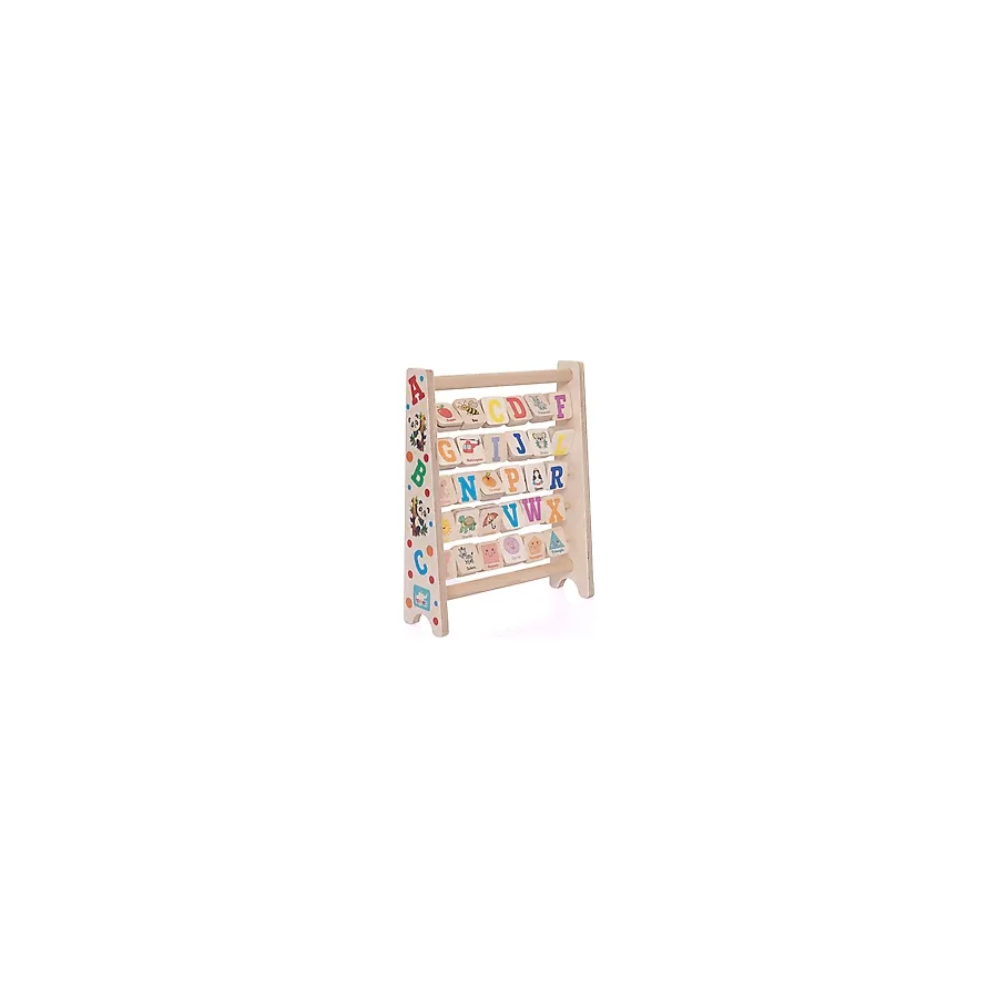 Bemi Montessori Ahşap Alfabe Abaküs