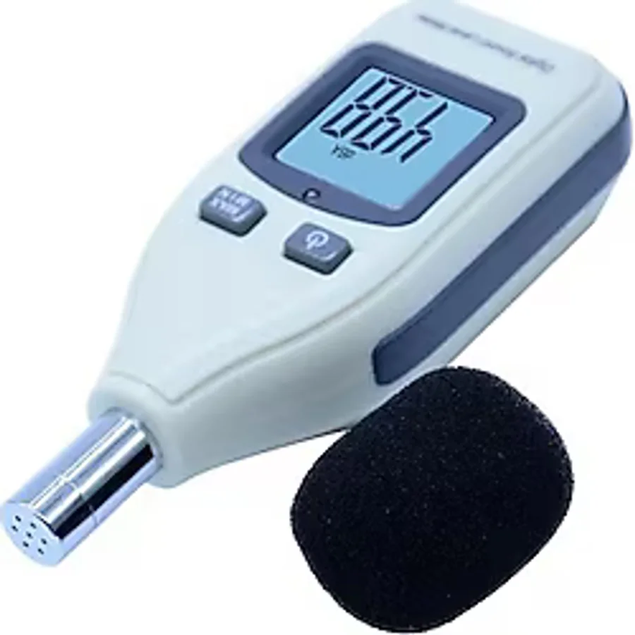 Benetech GM1351 Ses Seviyesi Desibel Ölçer Desibelmetre, Siyah