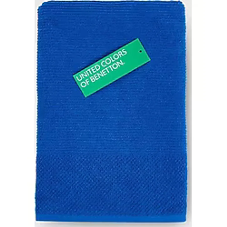 Benetton %100 Pamuk Mavi 50X90 Cm El Havlusu