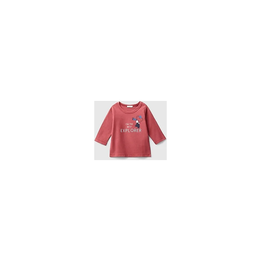 Benetton Erkek Bebek Gizli Çıtçıtlı Sweatshirt