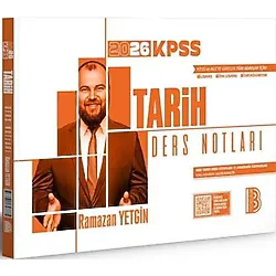 Benim Hocam Yayınları 2026 KPSS Tarih Video Ders Notları
