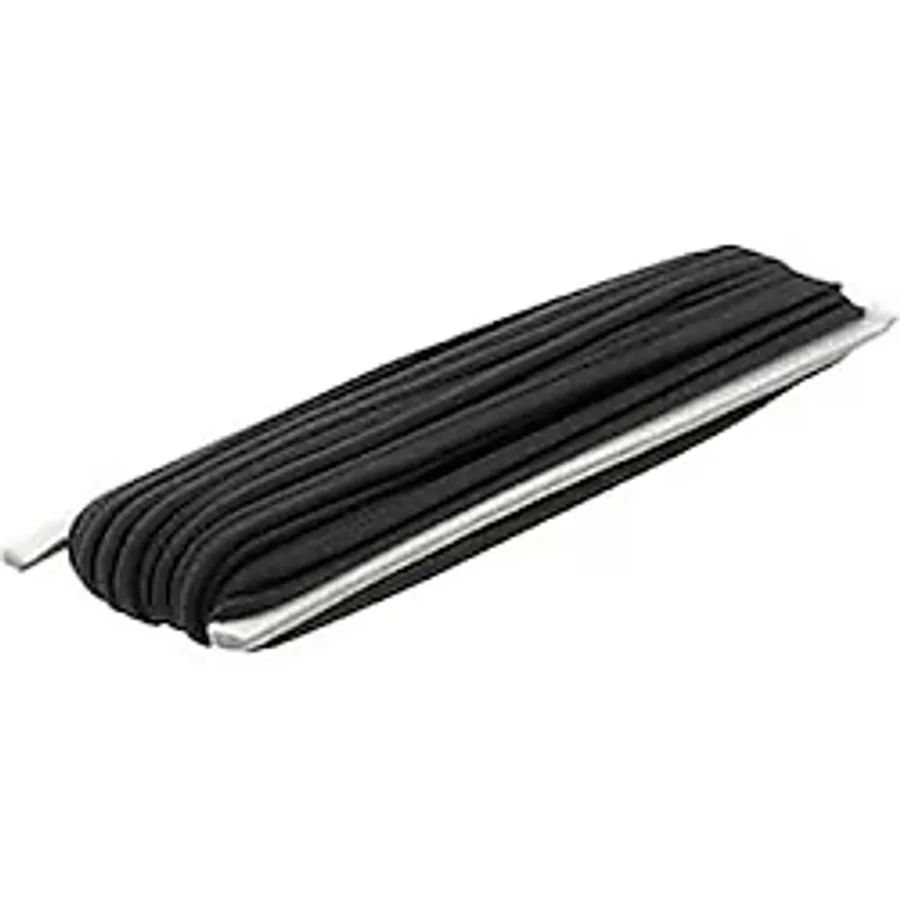 Benim Marifetlerim - Siyah Yassı Don Lastiği 1 cm 10 Metre