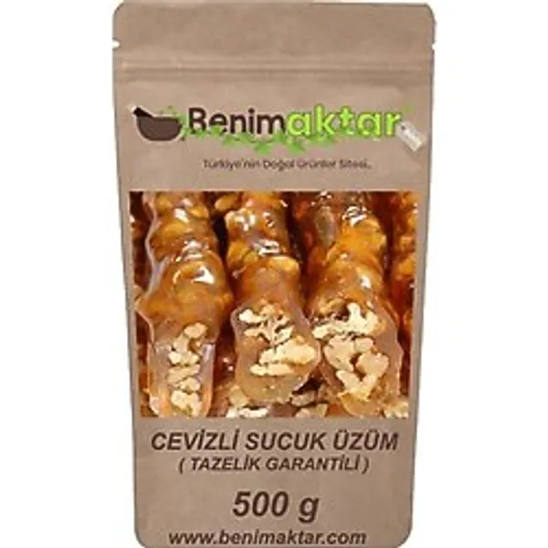 BenimAktar Maraş Cevizli Sucuk 500 Gr
