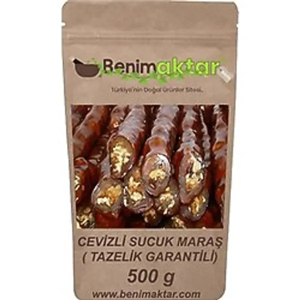 BenimAktar Maraş Cevizli Sucuk Pekmezli 500 Gr