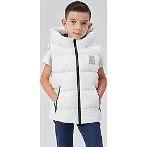 Benitto Kids Kapüşonlu Erkek Çocuk Şişme Yelek
