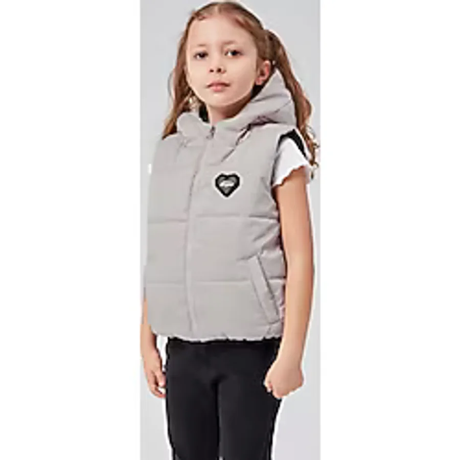 Benitto Kids Kapüşonlu Kız Çocuk Şişme Yelek 51307