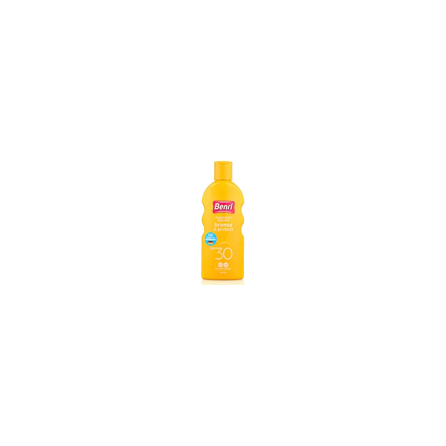 Benri Bronzluk Koruma 30 Faktör Güneş Sütü 150 ml