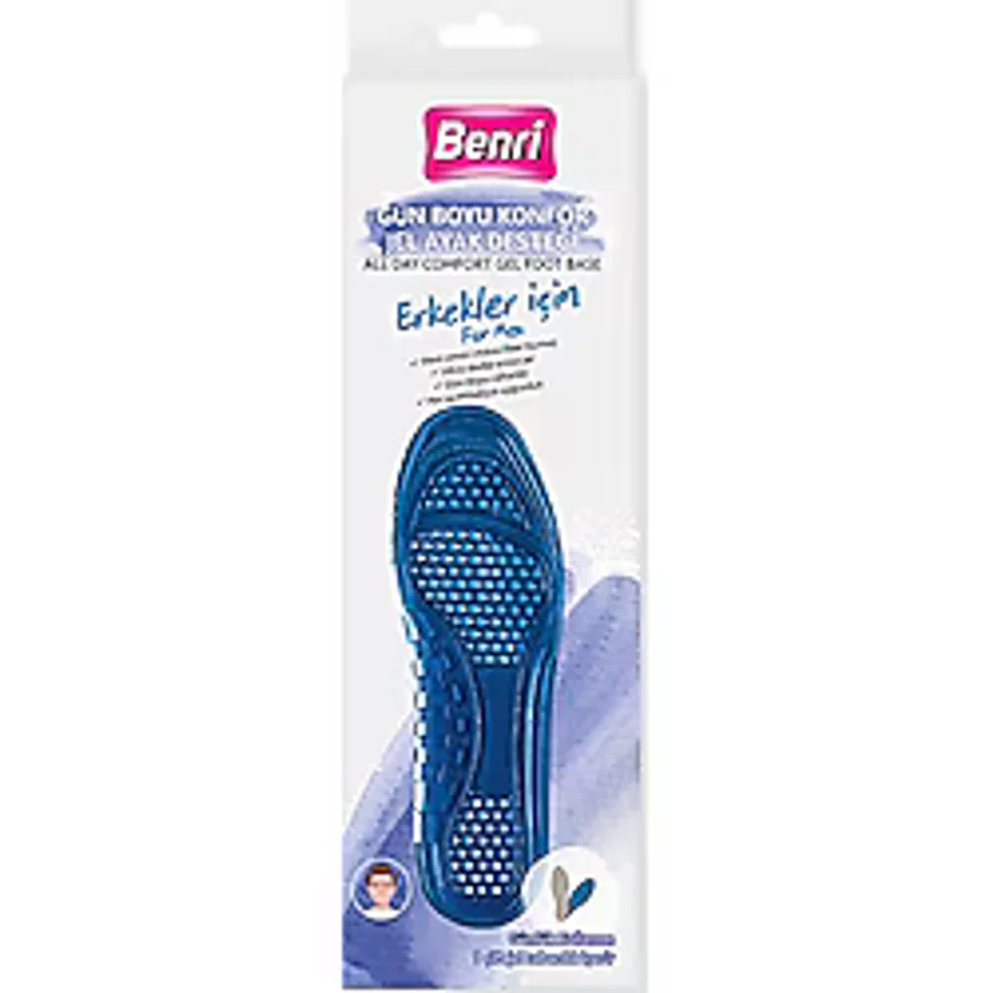 Benri Erkek Konfor Ayak Taban Pedi 1 Çift