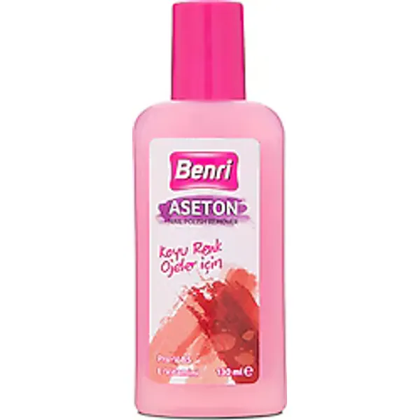 Benri Koyu Renk Ojeler için 130 ml Aseton