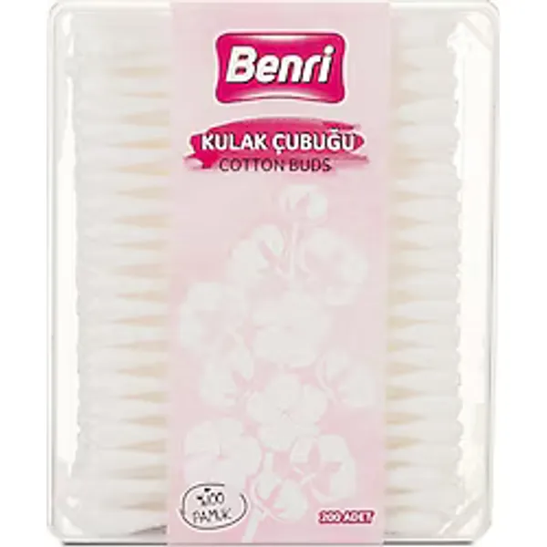 Benri Kulak Temizleme Çubuğu 200'lü