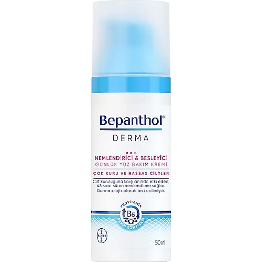 Bepanthol Derma Nemlendirici ve Besleyici Günlük Yüz Bakım Kremi 50 ml