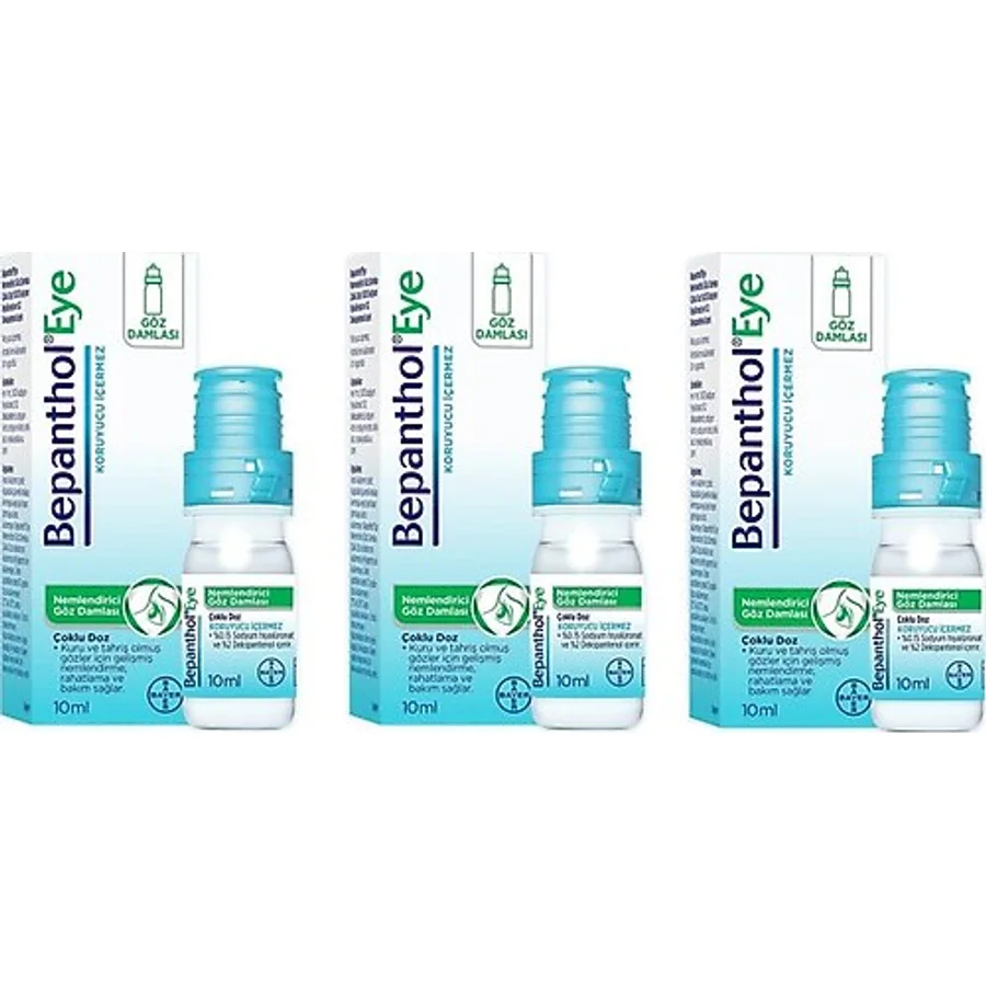 Bepanthol Eye 10 ml 3 Adet - Açık Yeşil