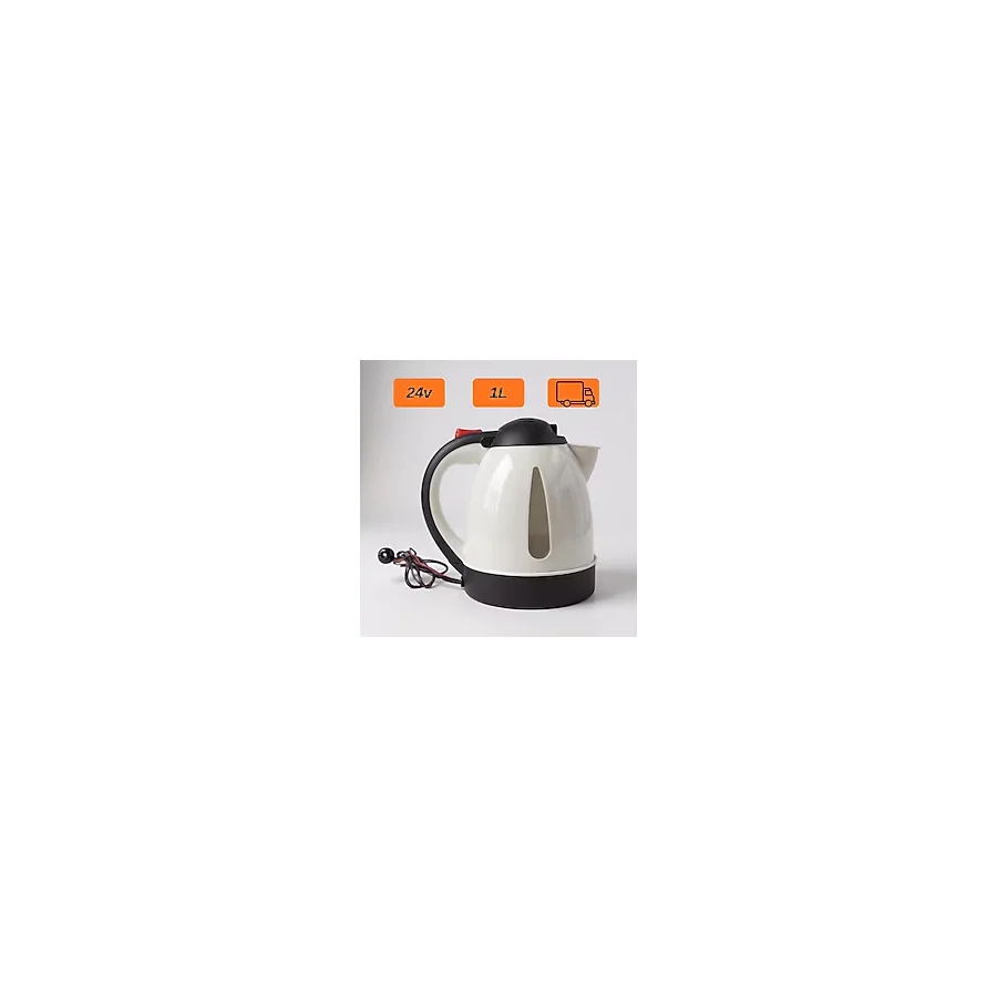 BERHAT Kettle Su Isıtıcı Araç İçi Oto Kamyonet - Tır Çakmaklık Girişli 1 Litre 24 Volt