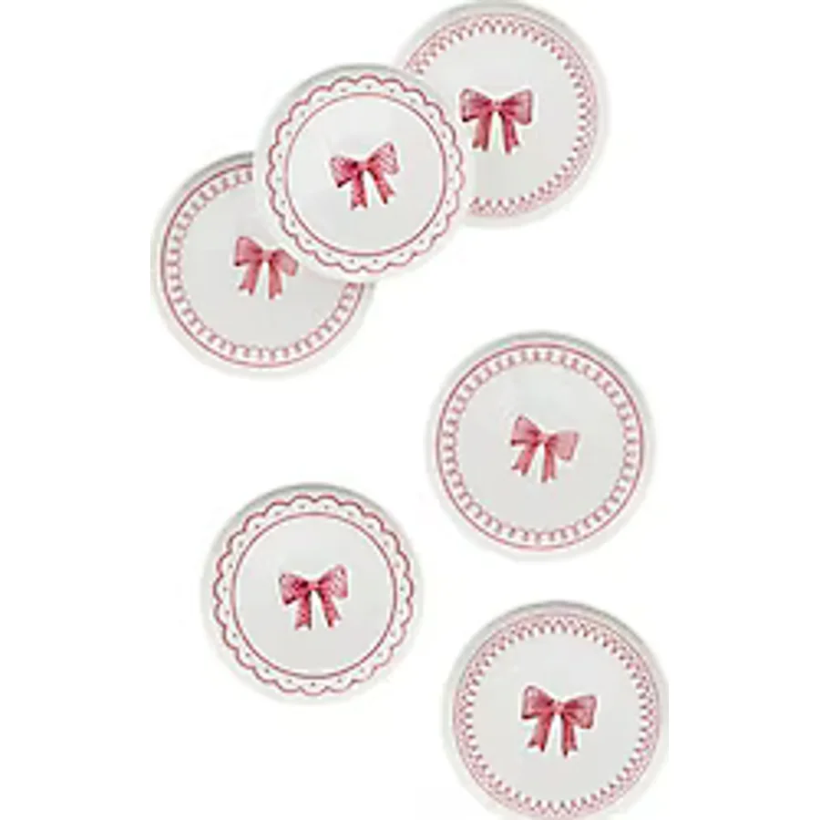 Bernardo Ribbon 19 cm 6'lı Pasta Tabağı