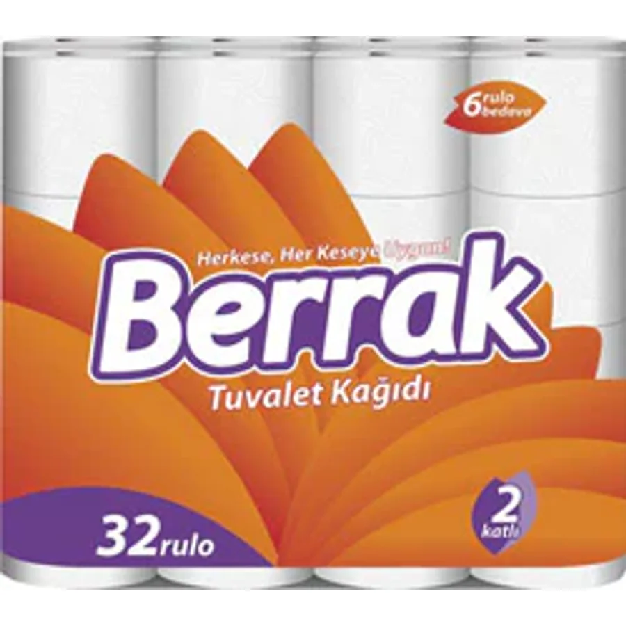 Berrak 2 Katlı 32'li Tuvalet Kağıdı