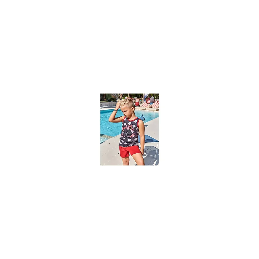 Berrak Erkek Çocuk Pijama Takımı - Füme - 5 - 6 Yaş