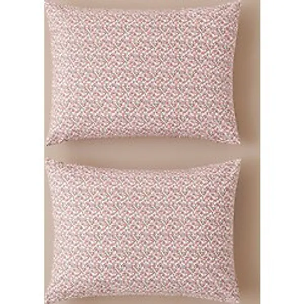 Berry Garden Kolay Ütülenir 2'Li Yastık Kılıfı 50X70 Cm Kırmızı