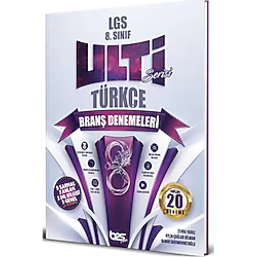 Bes Yayınları 8. Sınıf LGS Türkçe Ulti Serisi Branş Denemeleri