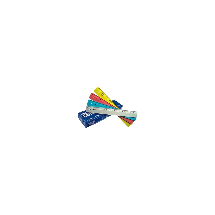 beş yıldızlar standart cetvel plastik renkli 30 cm 070 (24 lü paket) - Yok