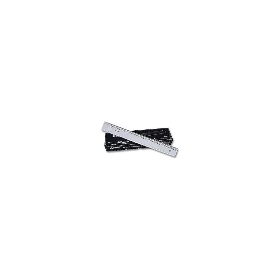 Beş Yıldızlar Yıldızlar Standart Cetvel Plastik Mercekli 30 Cm Kod:010 - Yok