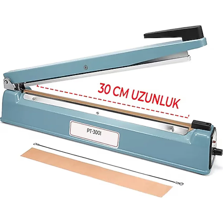 Besa Endüstriyel 30 cm Demir Gövde Poşet Ağzı Kapatma Makinesi