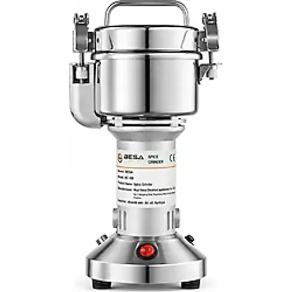 Besa Endüstriyel Besa 100 gr Bitki Tarhana ve Kahve Öğütme Makinesi - Inox - Gri