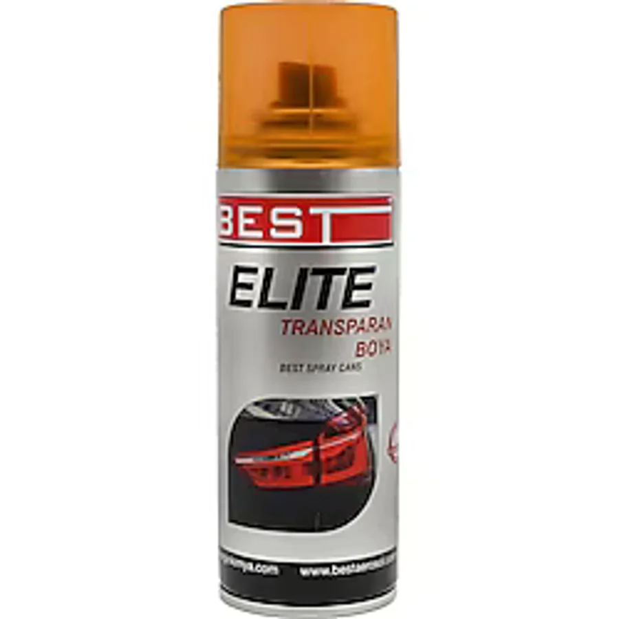 Best Elite Transparan Far Boyası 200 ml Turuncu