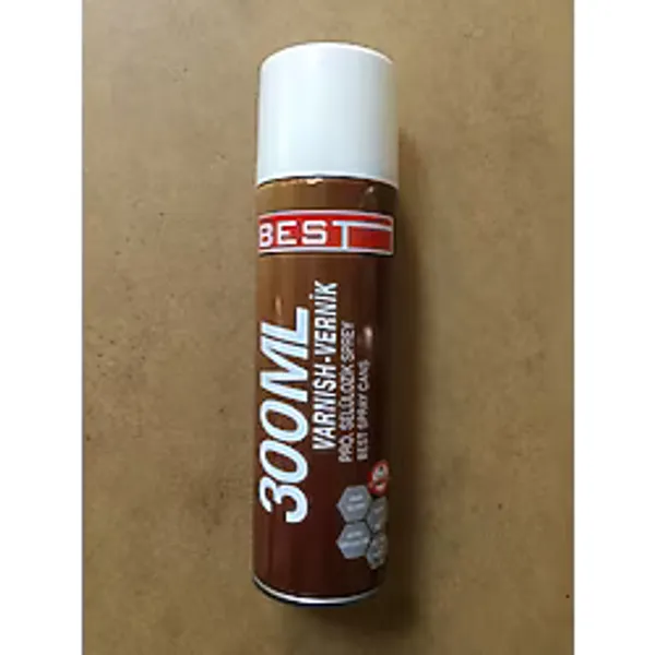 BEST SELÜLOZİK SPREY AHŞAP METAL VERNİK 300 ML CEVİZ RENK