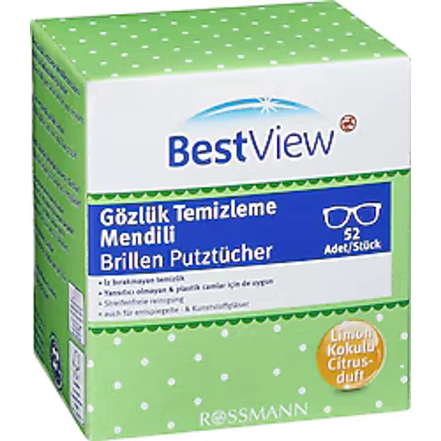 Best View 52'li Gözlük Temizleme Mendili