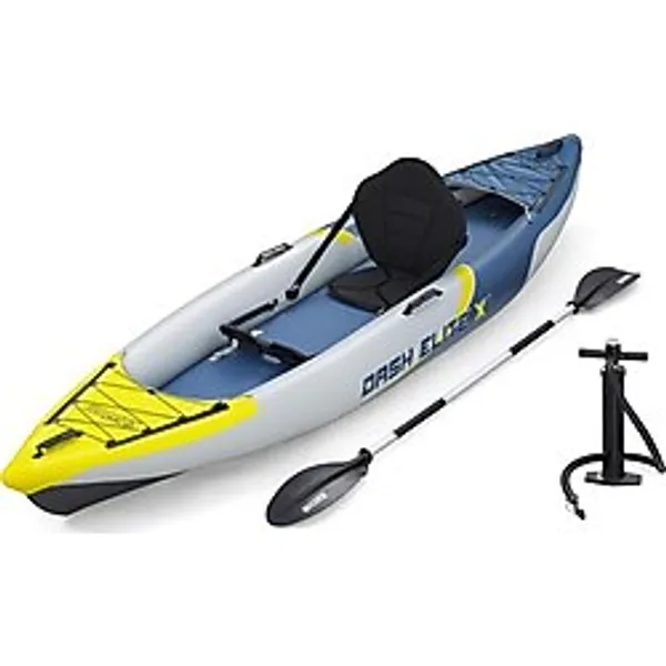 Bestway 11' x 36" x 12"/3,35M x 92CM x 30CM Dash Elite X1 Kayak Seti - Çok Renkli