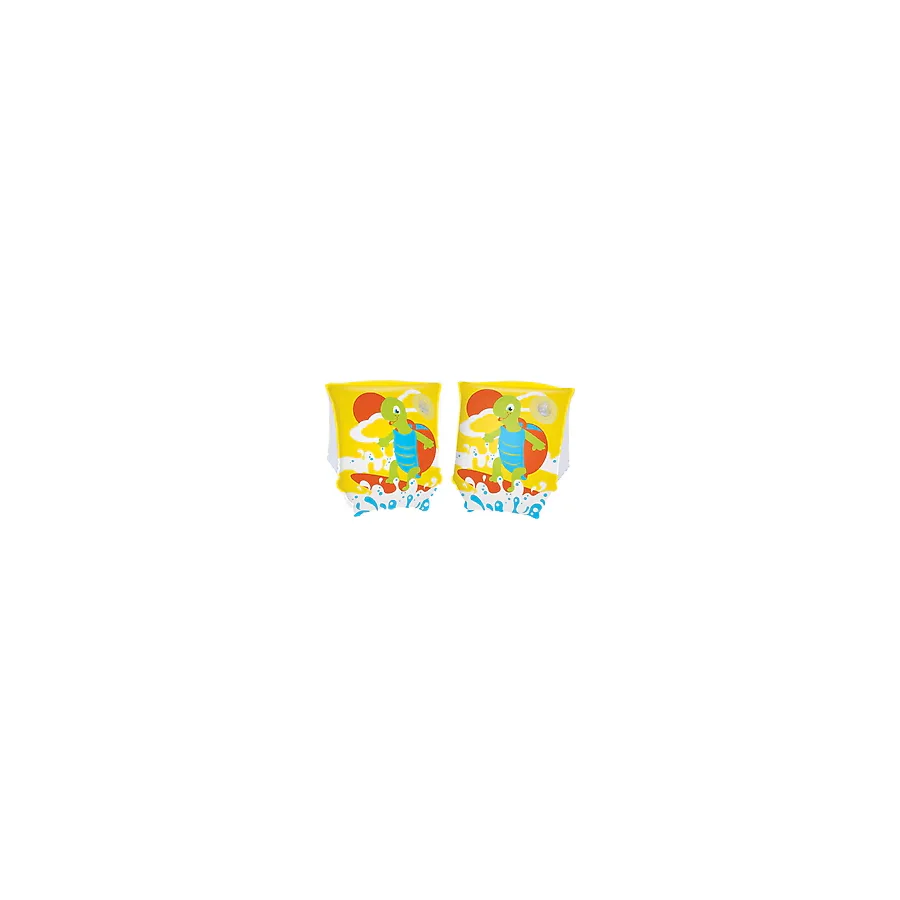 Bestway 32043 23x15 cm Kaplumbağa Desenli Sarı Çocuk Deniz Kolluğu