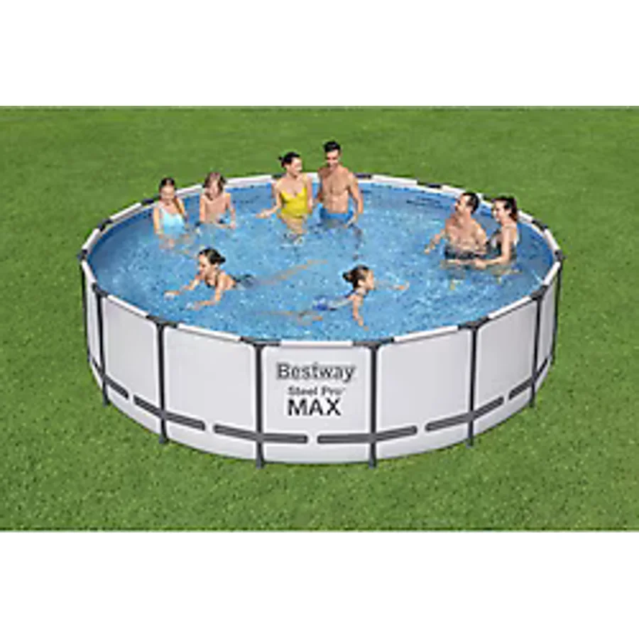 Bestway 5612Z 488x122 cm Steel Pro Max Prefabrik Havuz Seti