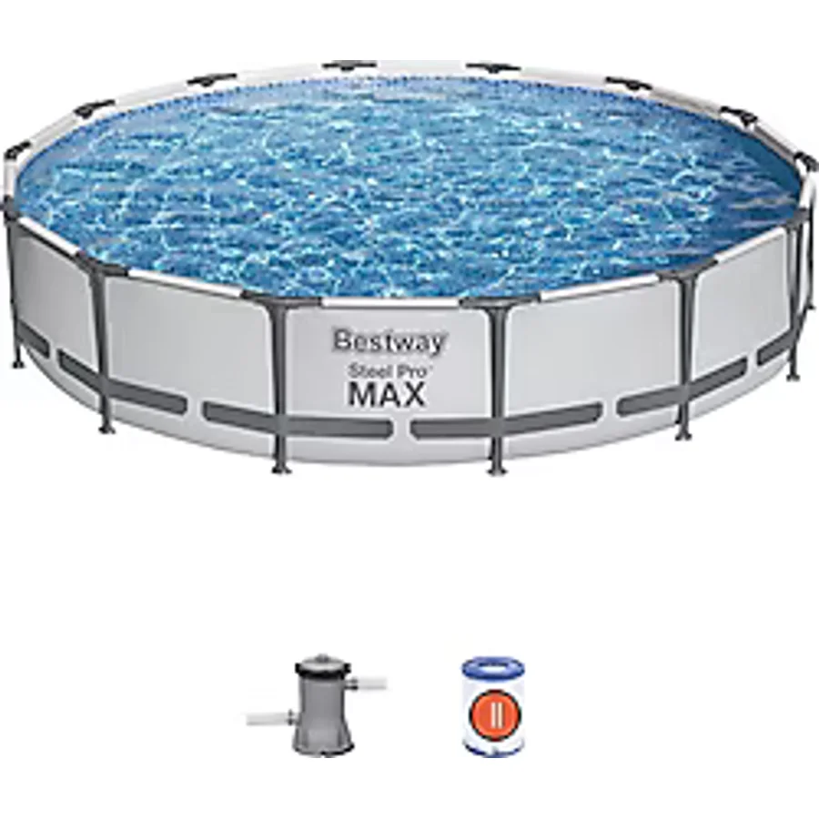 Bestway 56595 427x84 cm Steel Pro Max Yuvarlak Prefabrik Havuz Seti