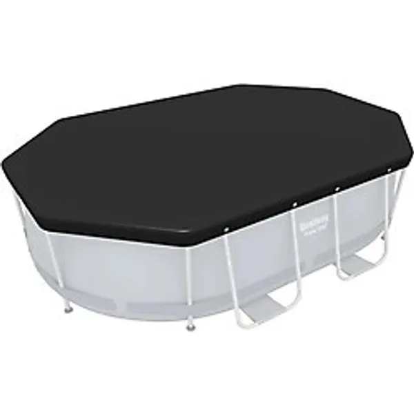 Bestway 58424 Oval Havuz Örtüsü - 3,05 m x 2,00 m Yerüstü Havuzlar için