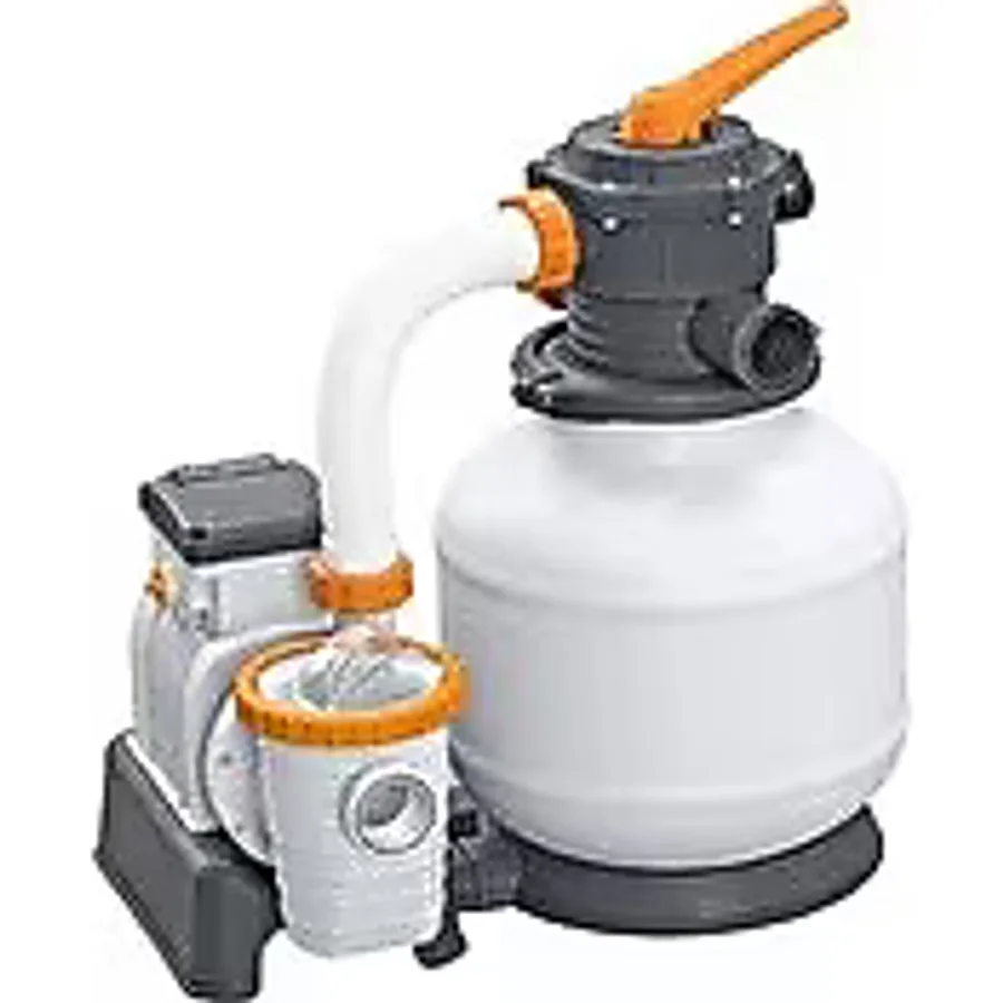 Bestway 58499 8327 L Kum Filtreli Havuz Devirdaim Sistemi Beyaz