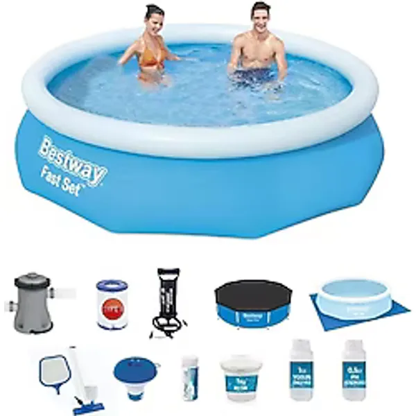 Bestway BW528 244x61 cm Büyük Şişme Havuz Seti
