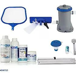 Bestway Full Havuz Temizlik Seti 58383 Bw725 Beyaz