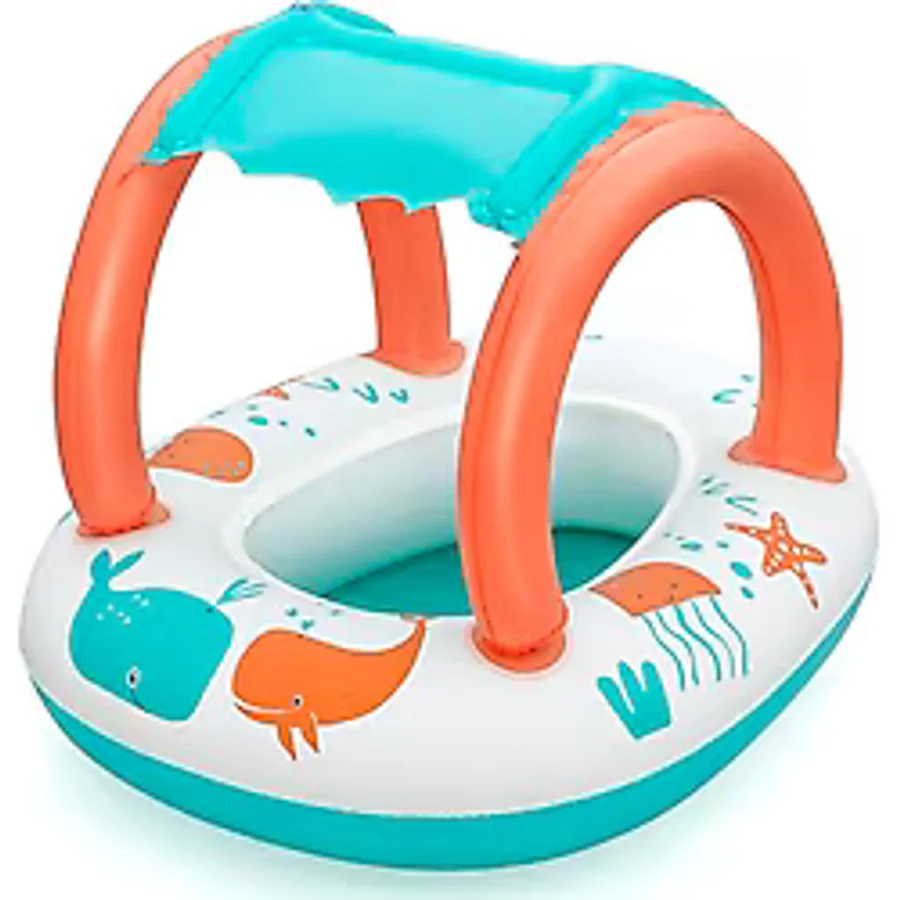 Bestway Gölgeli Konfor Peluş Bebek Teknesi 33 x 26 İnç veya 84 x 67 cm